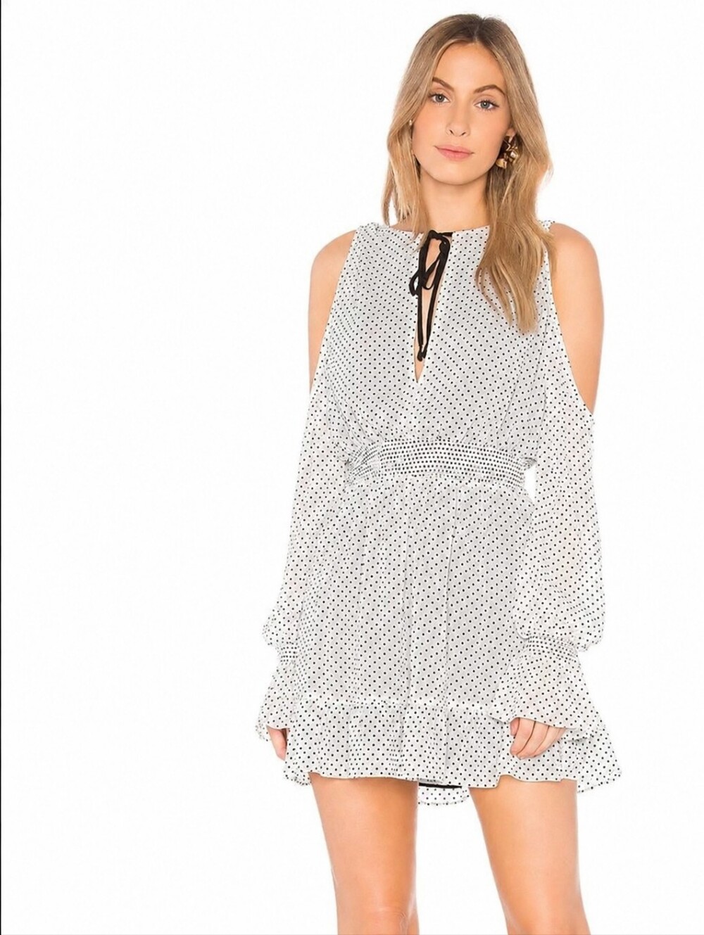 NWT Tularosa Mary Polka Dot Mini Dress